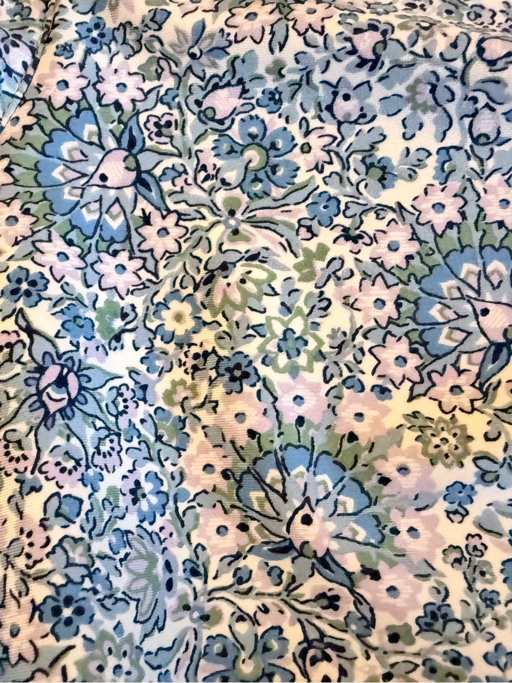 Two Laura Ashley tops and one Sigrid Olsen top : Blue/white/black Half-Zip Tops - Picture 3 of 9